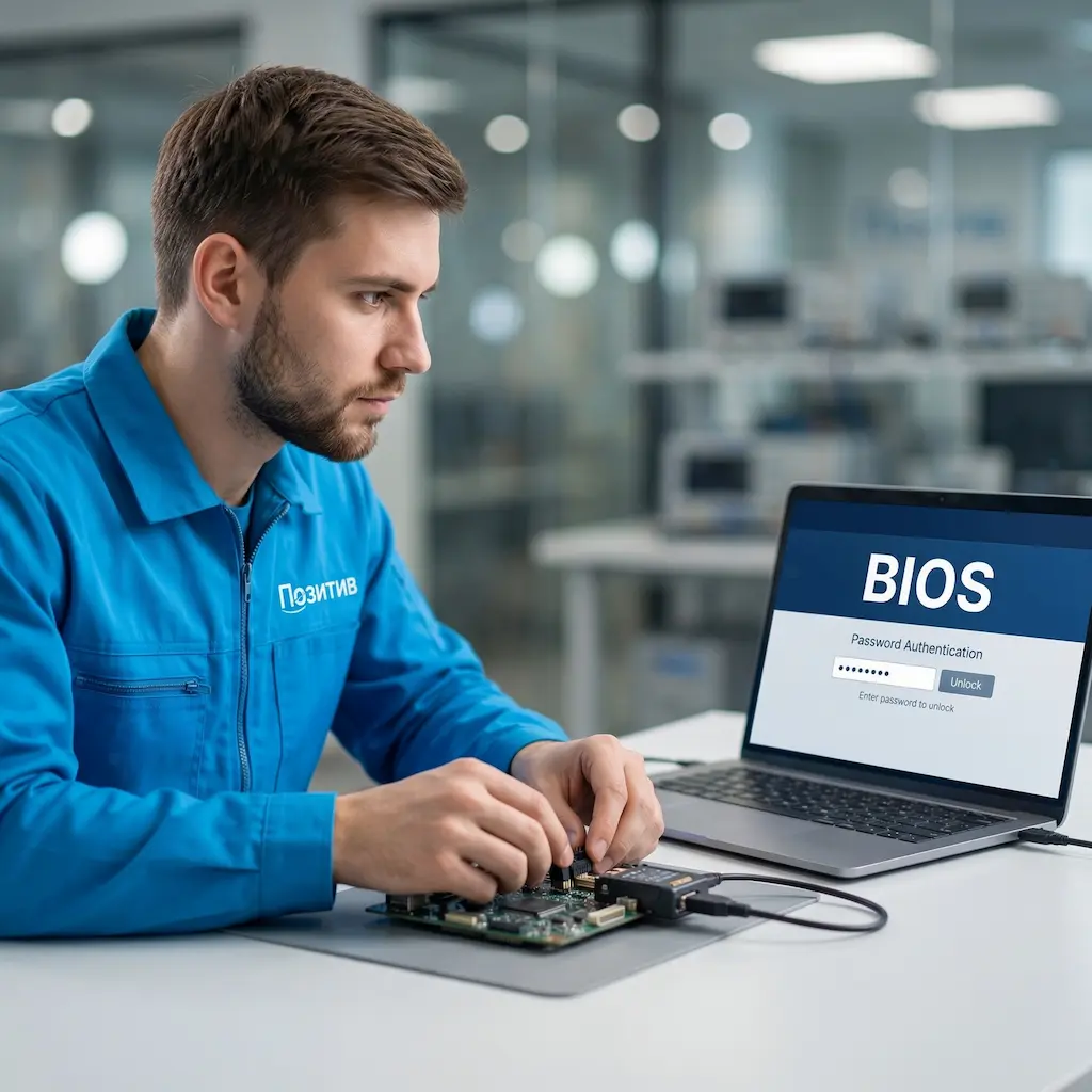 Снятие пароля BIOS ноутбука в Саранске