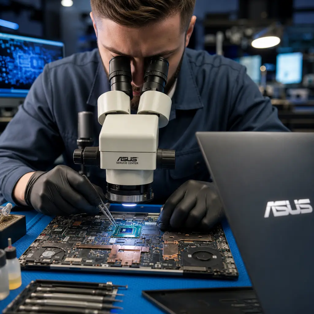 Замена видеокарты ноутбука Asus в Саранске