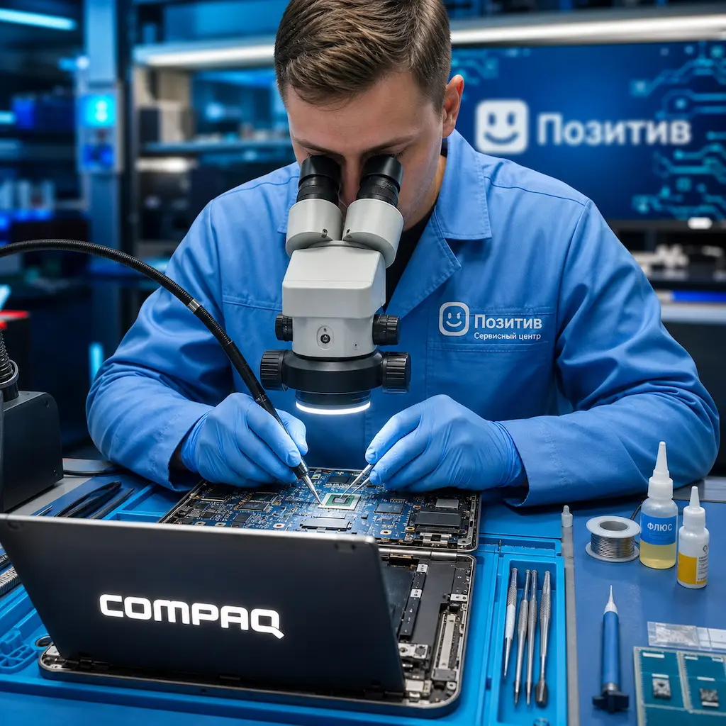 Замена видеокарты ноутбука Compaq в Саранске