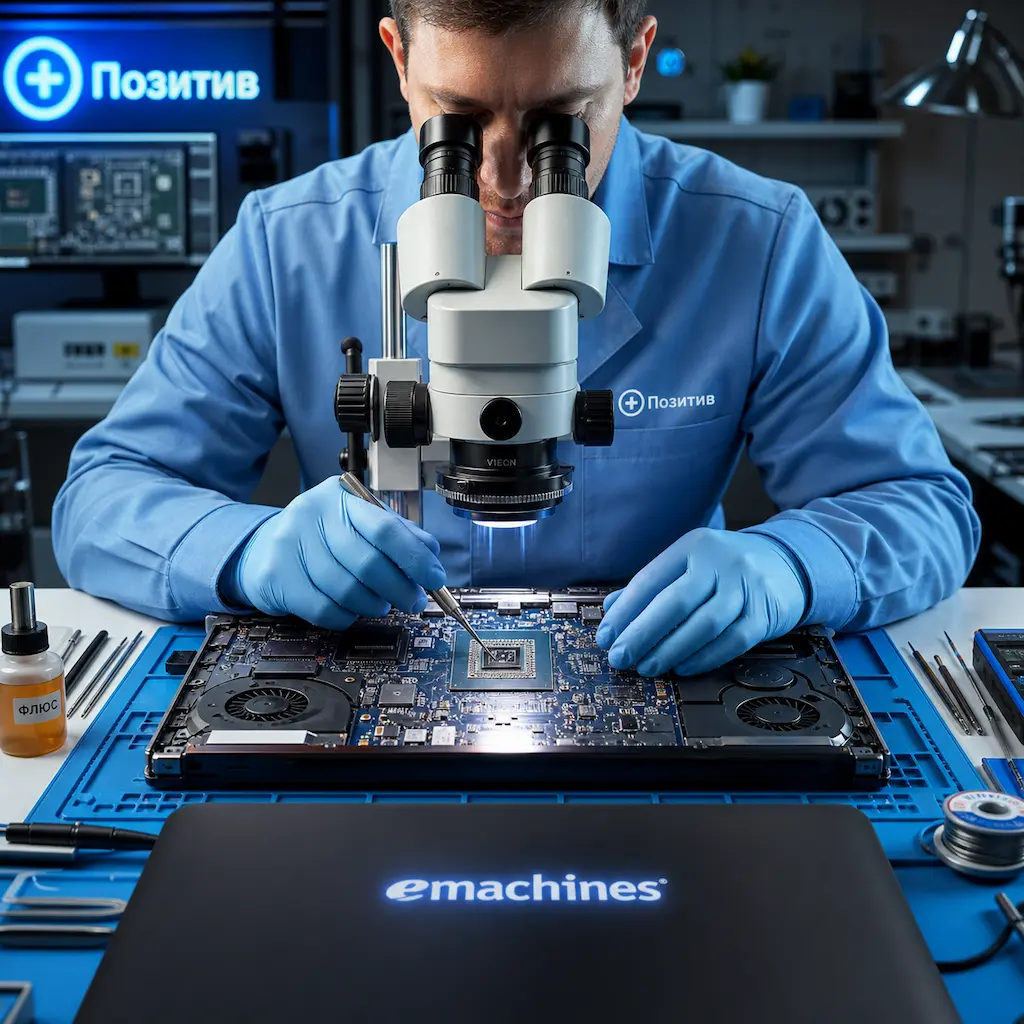 Замена видеокарты ноутбука Emachines в Саранске