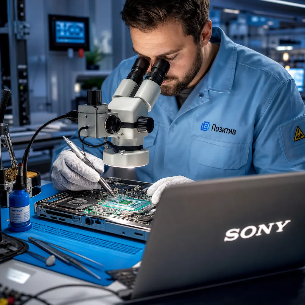 Замена видеокарты ноутбука Sony в Саранске
