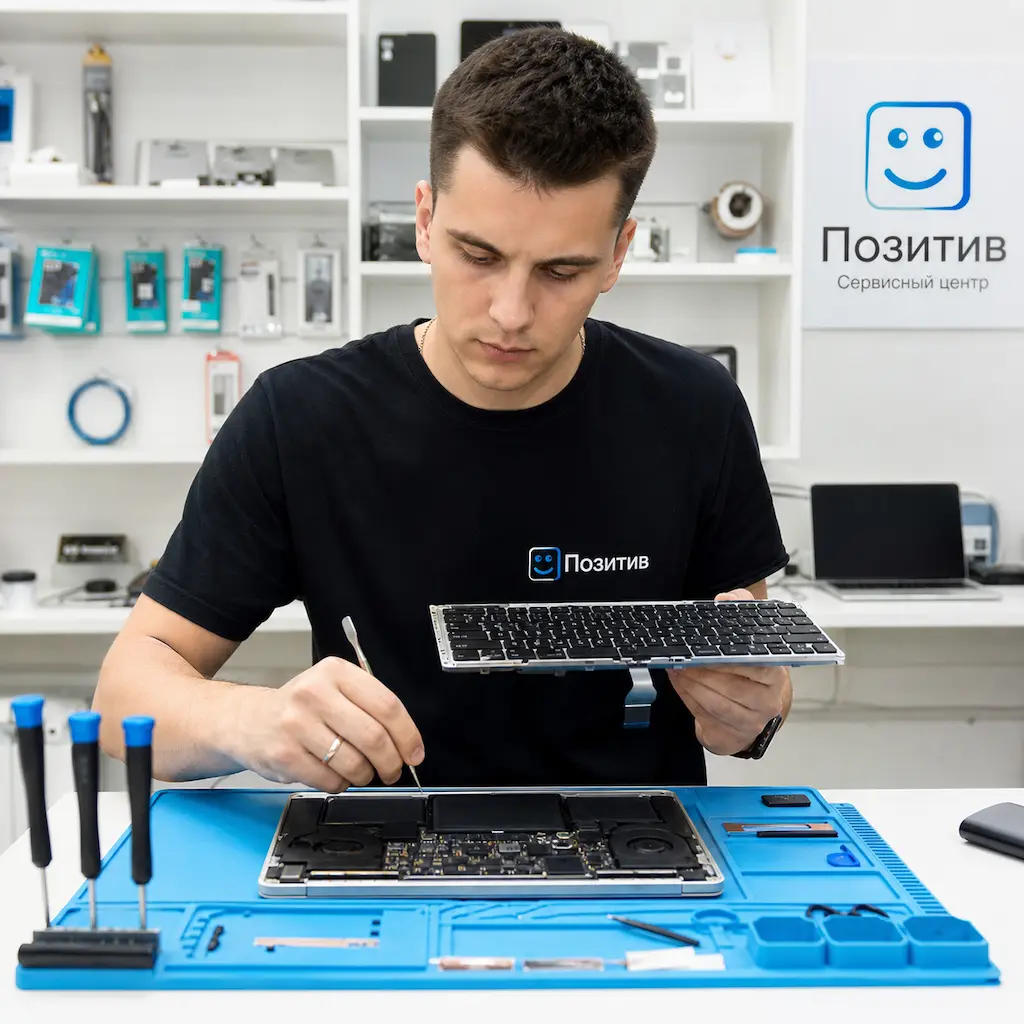 заменить клавиатуру на Apple Macbook в Саранске