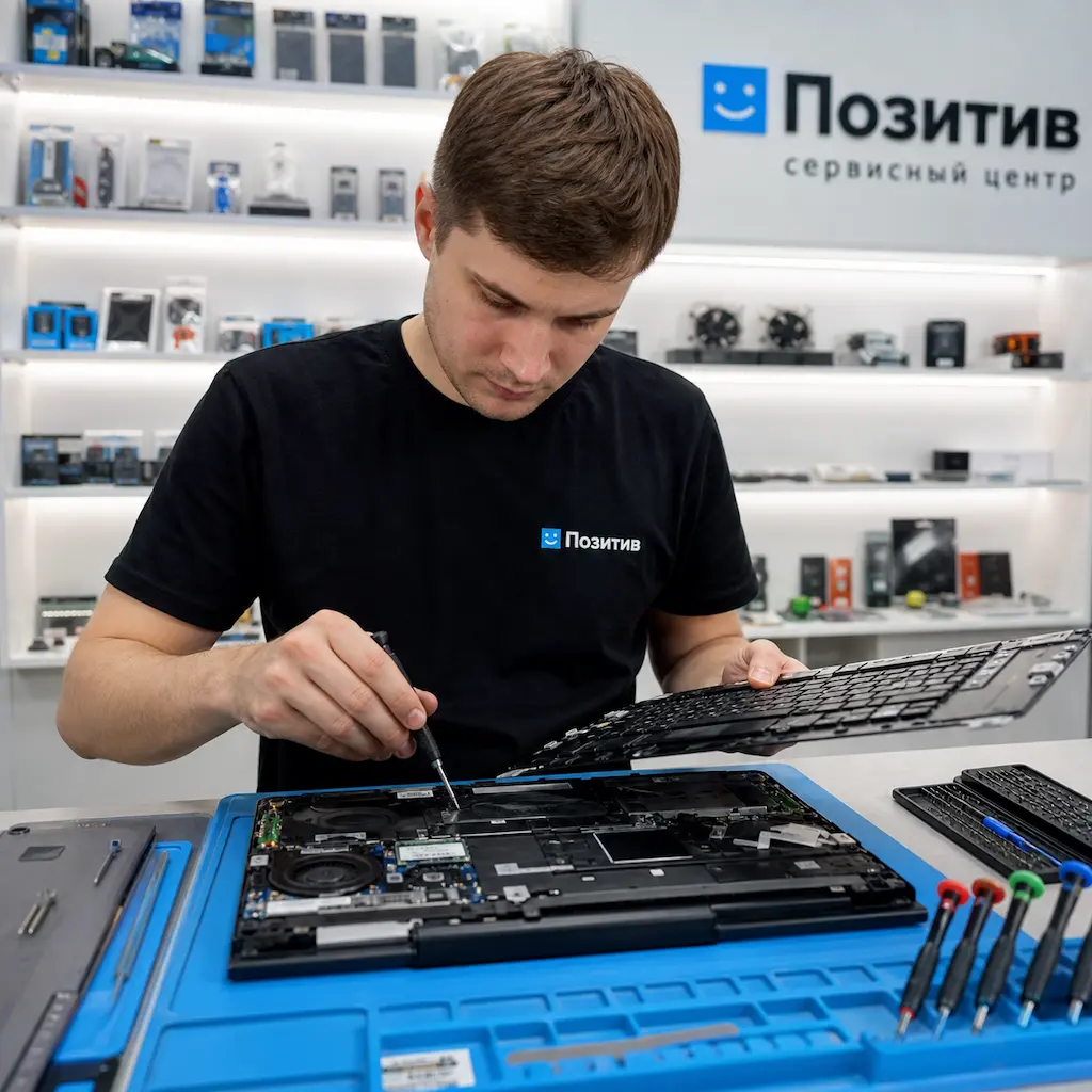 заменить клавиатуру на ноутбуке Samsung в Саранске