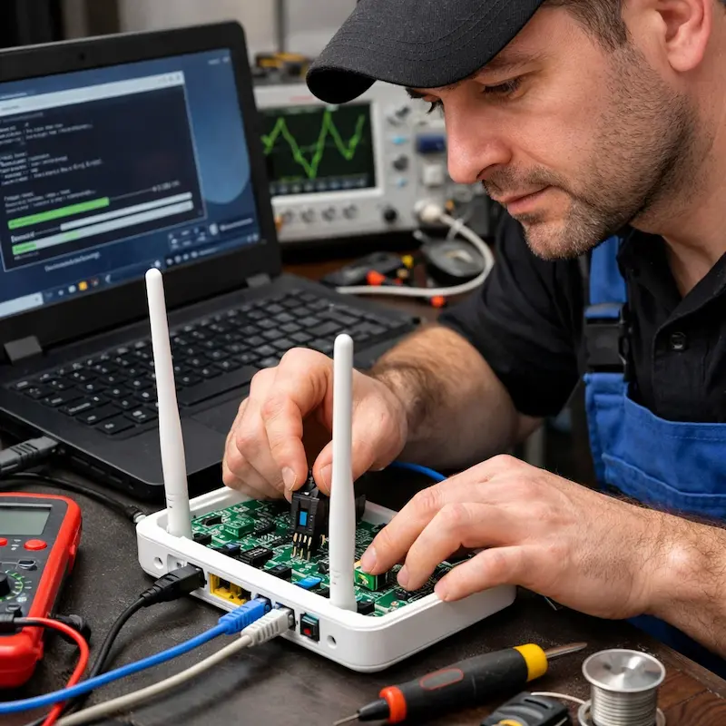 Перепрошивка WiFi роутера в Саранске