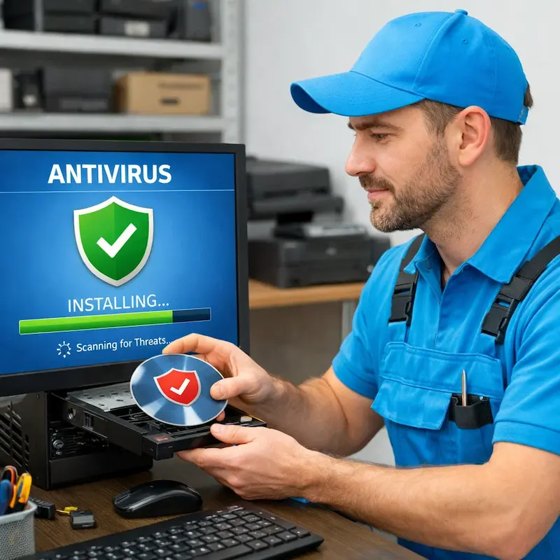 Установка антивируса в Саранске на дому